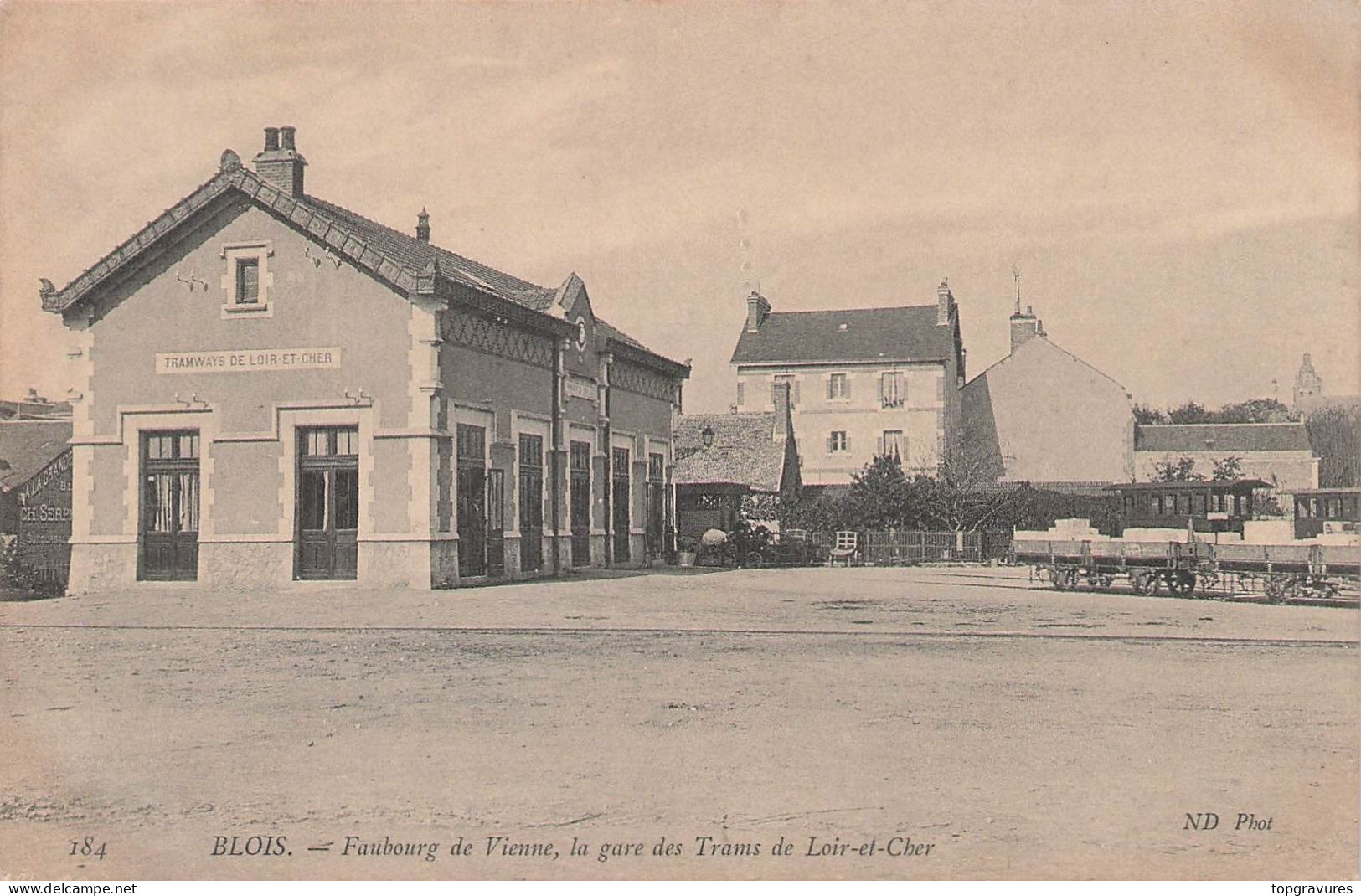 BLOIS - Faubourg De Vienne, La Gare Des Trams De Loir Et Cher - Blois