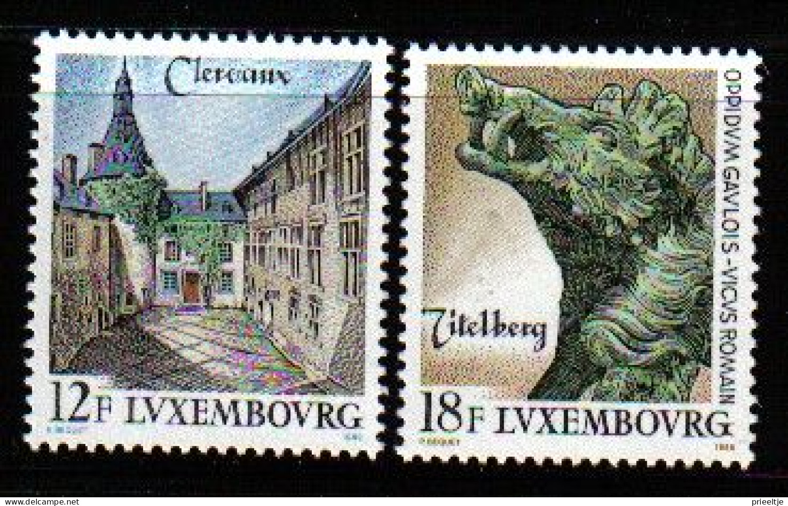 Luxemburg 1989 Tourism Y.T. 1180/1181 ** - Neufs