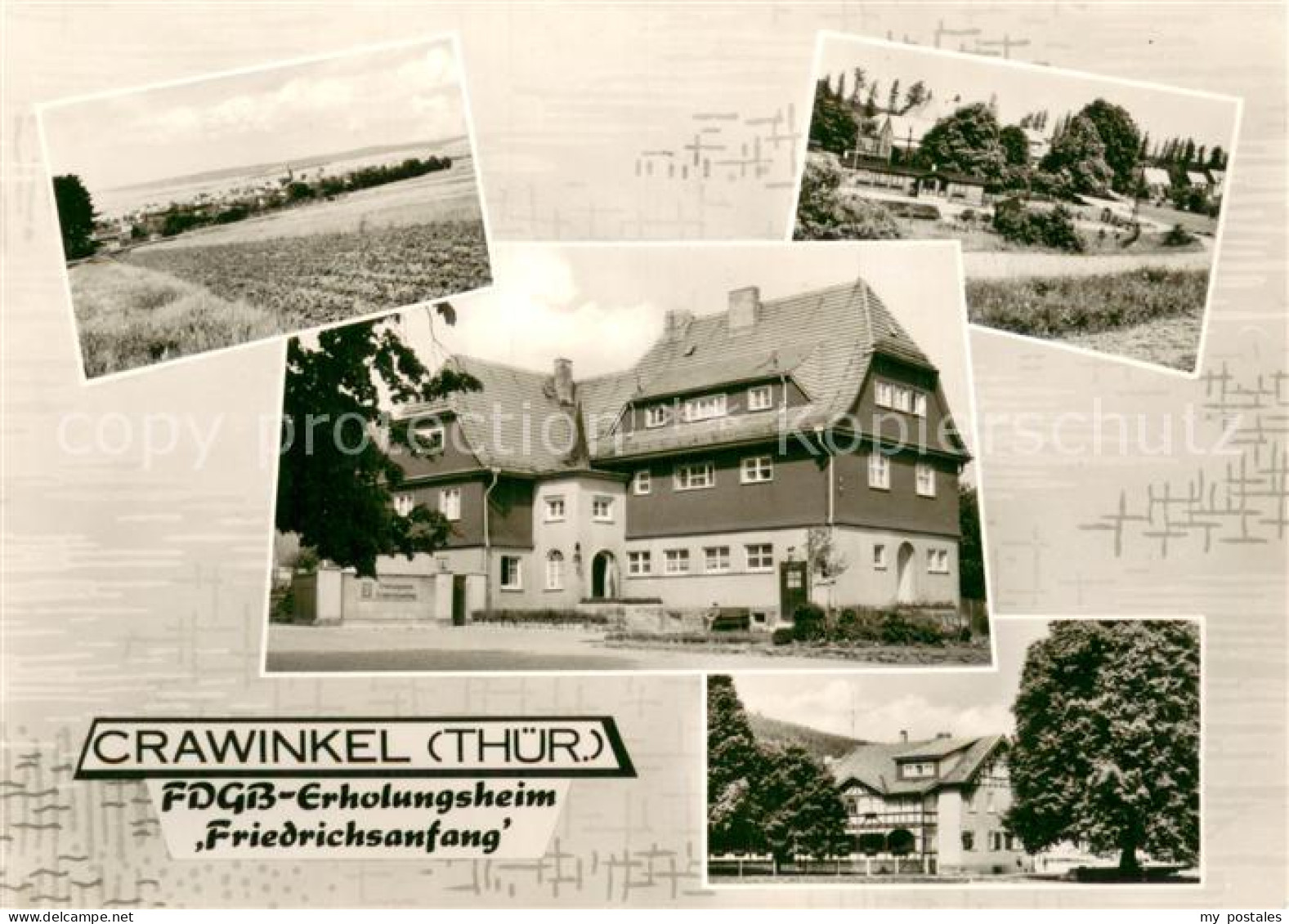 73722150 Crawinkel FDGB-Erholungsheim Friedrichsanfang Crawinkel - Sonstige & Ohne Zuordnung