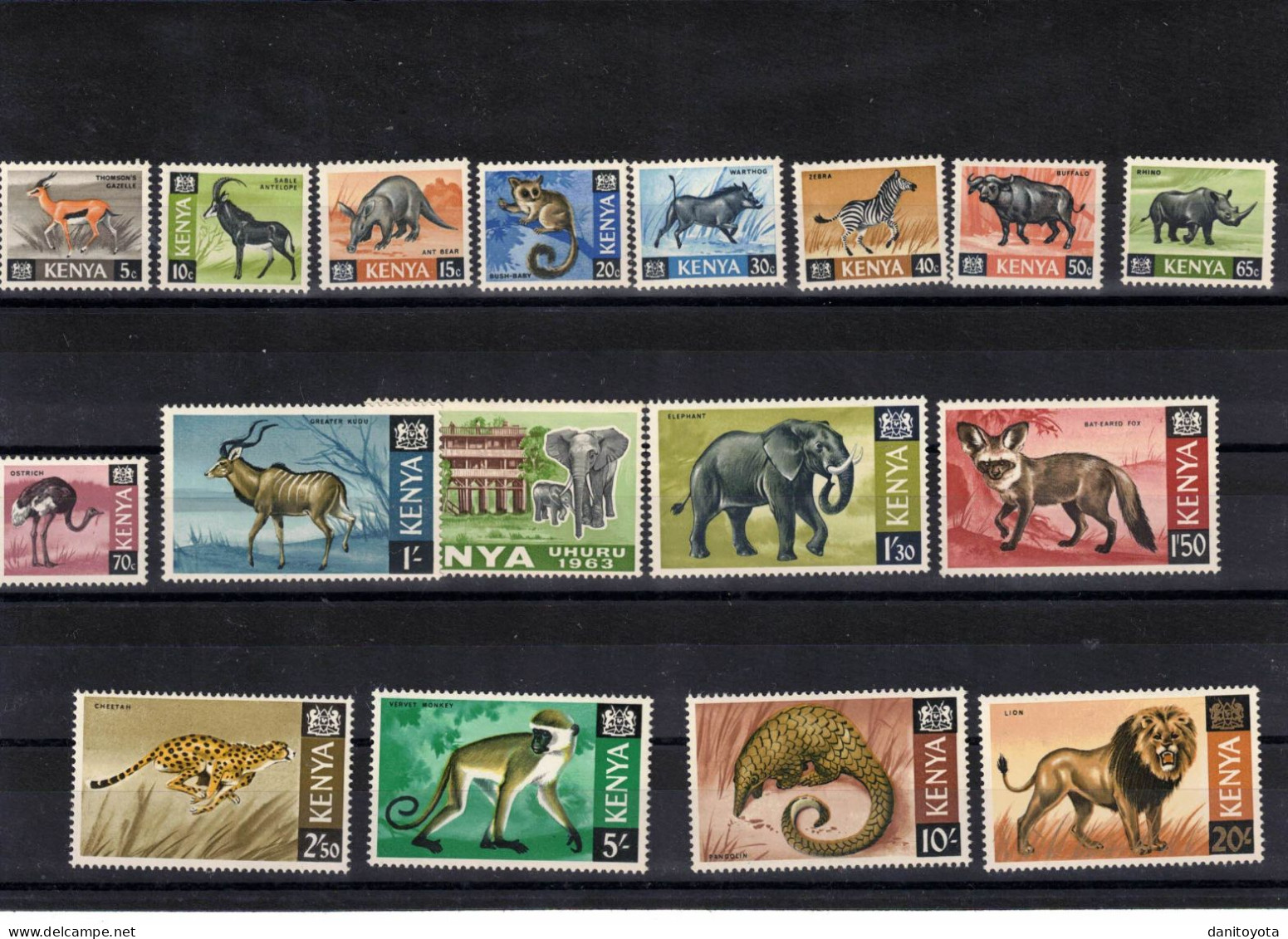 KENIA. Serie Completa Y Nueva Del Tema Fauna - Kenya (1963-...)