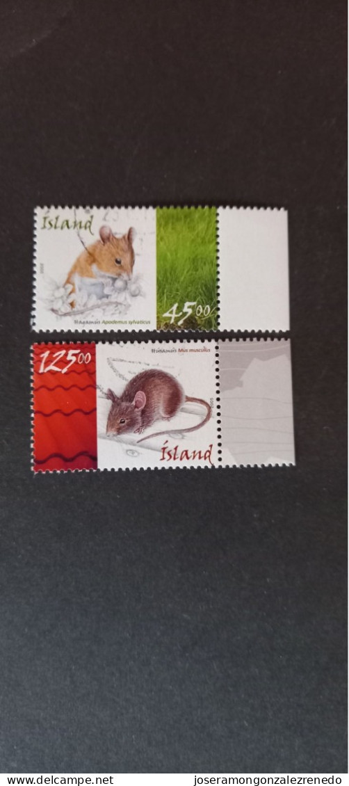 Islandia. Cat.ivert.1015/6..roedores.....año2005 - Gebruikt