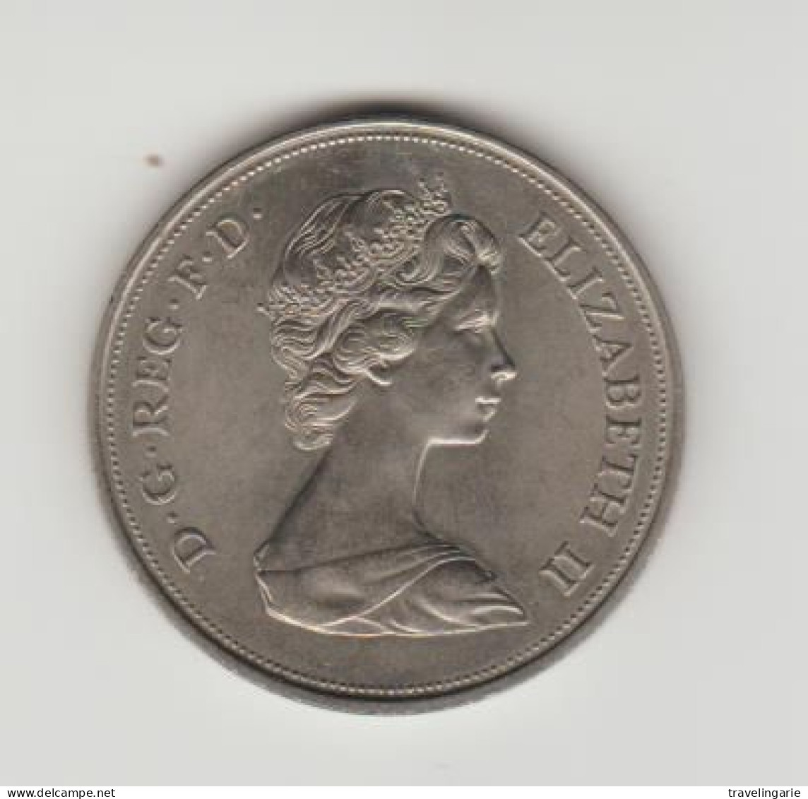 United Kingdom 25 Pence 1972 Silver Wedding EF - 25 New Pence