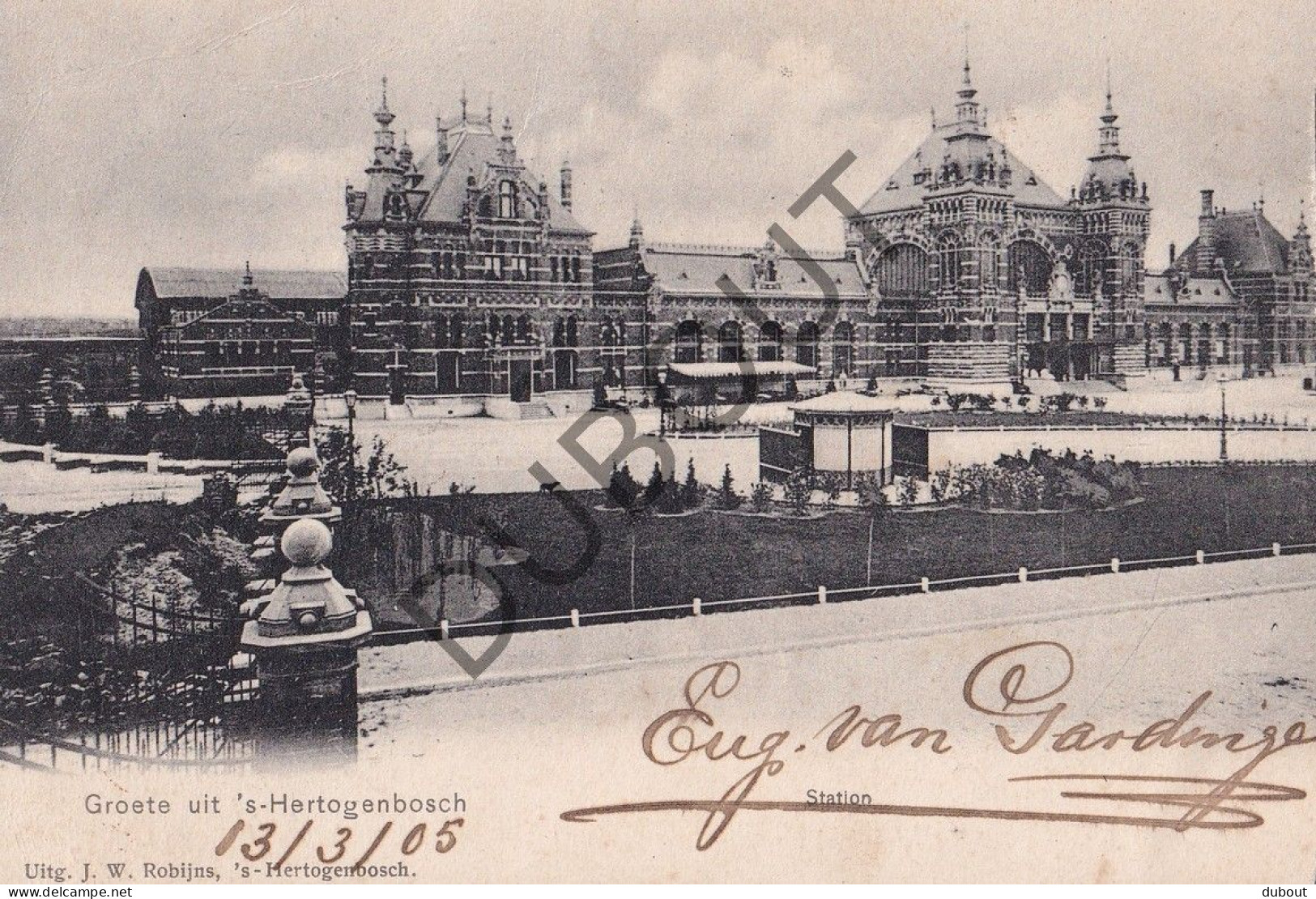 Postkaart - Carte Postale - S'Hertogenbosch - Station   (C5885) - 's-Hertogenbosch