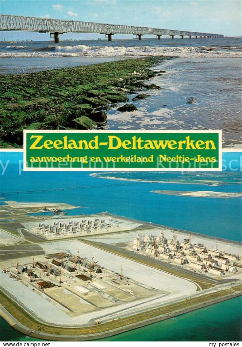 73722122 Zeeland Niederlande Deltawerken Aanvoerbrug En Werkeiland Neeltje Jans  - Autres & Non Classés