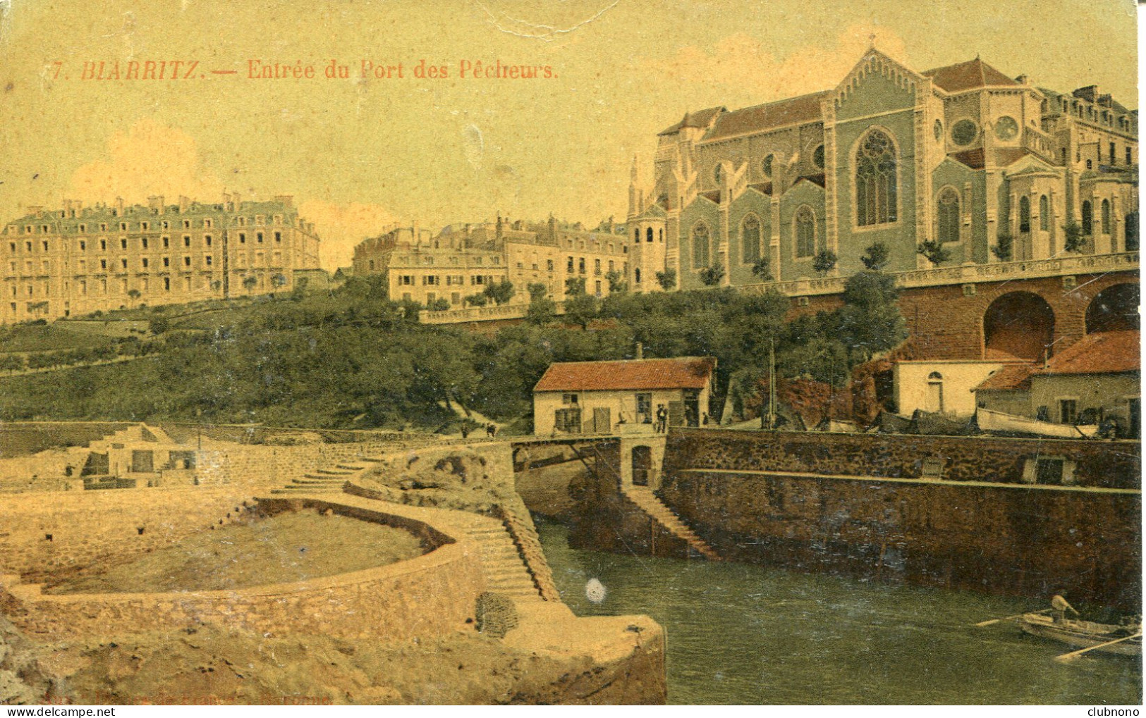 CPA - BIARRITZ - ENTREE DU PORT DES PECHEURS - Biarritz