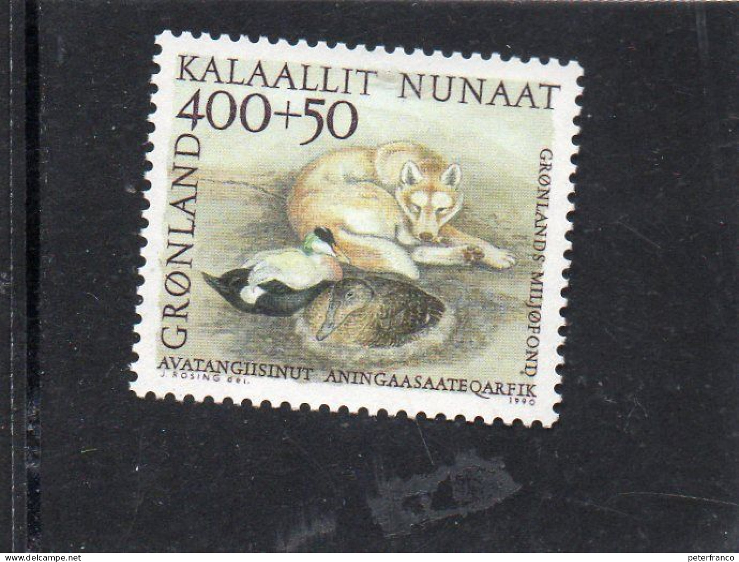1990 Groenlandia -  Husky - Unused Stamps