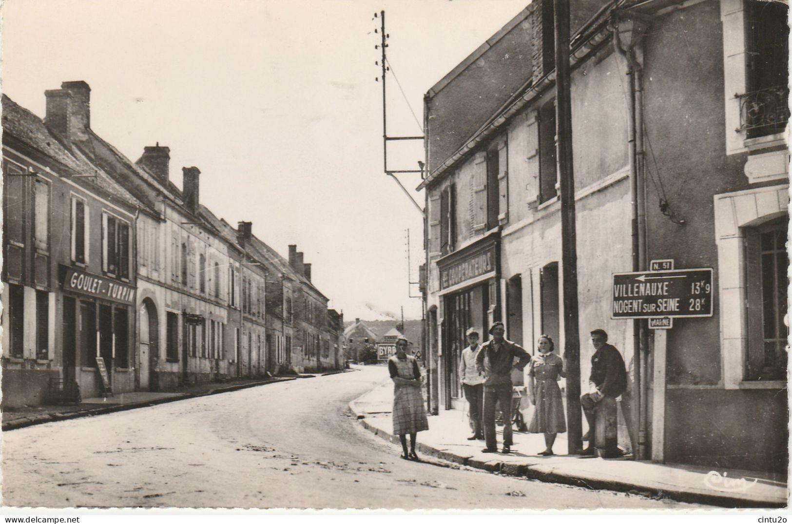 Marne.  Bardonne-Fayel.  Route De Villenauxe. - Autres & Non Classés