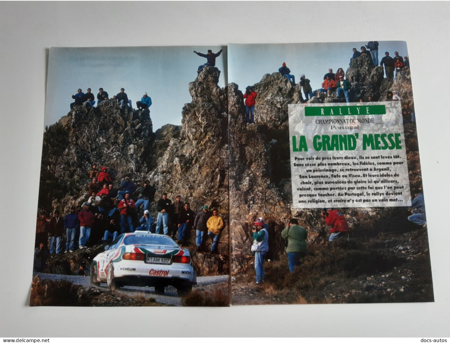 Coupure De Presse Sport Automobile Rallye Du Portugal - Andere & Zonder Classificatie