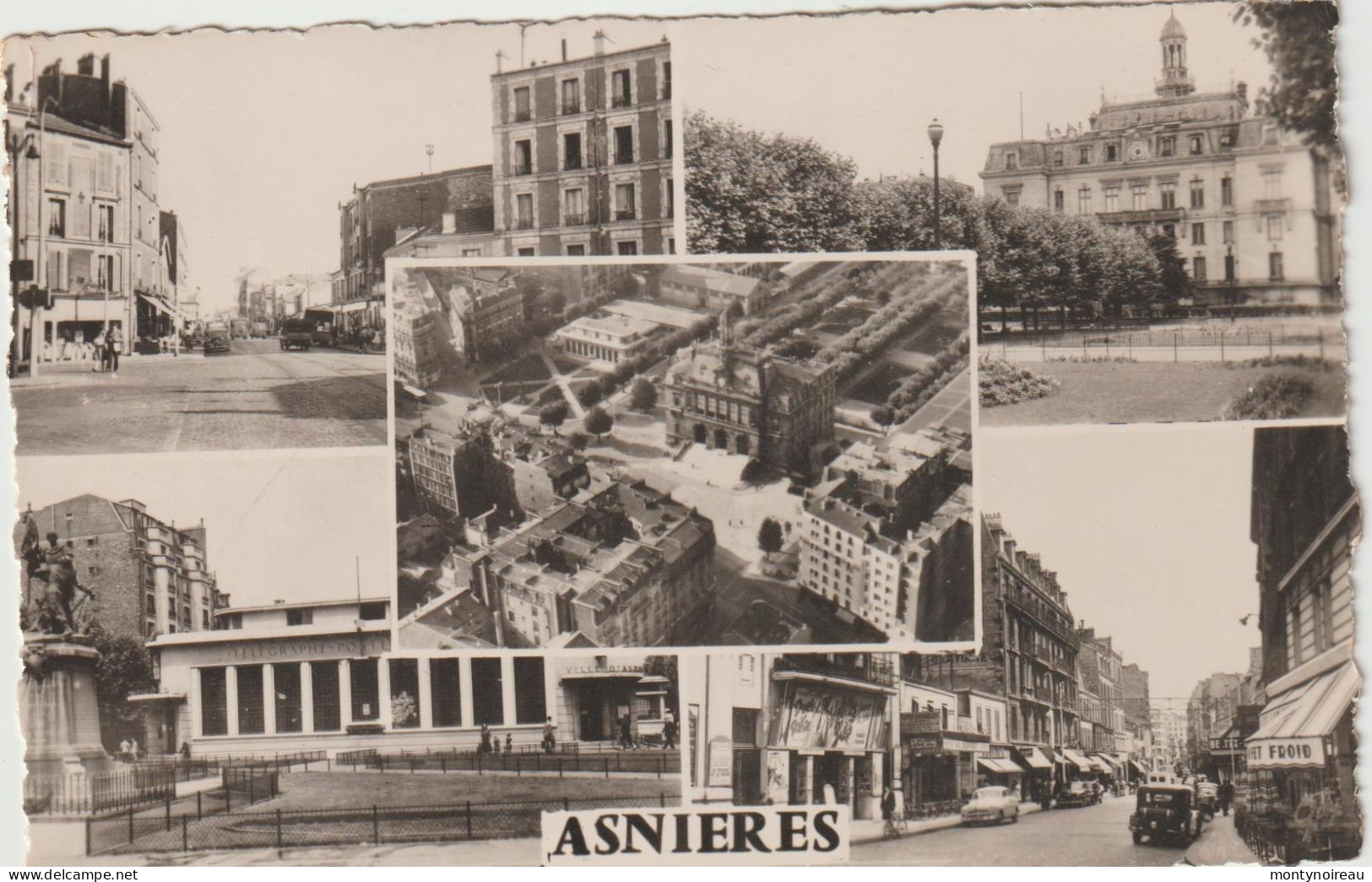 Hauts De Seine :  ASNIERES : Vues  1958 - Asnieres Sur Seine