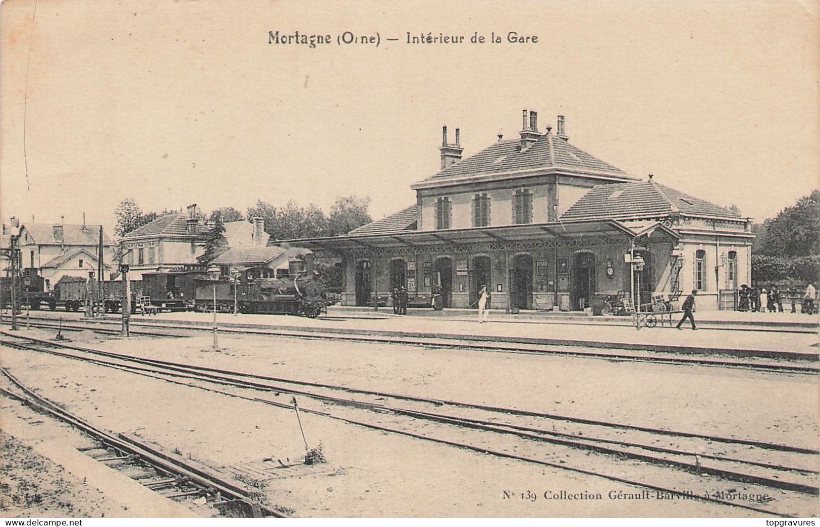 CPA (61) Orne - Mortagne - Intérieur De La Gare - Mortagne Au Perche