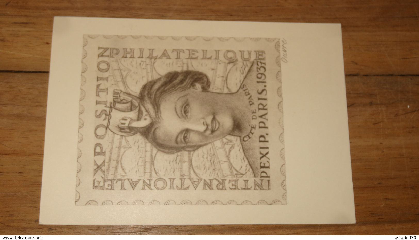 Entier Postal 20c Semeuse, Expo Philatelique 1937   ......... Boite1 ...... 240424-177 - 1921-1960: Modern Tijdperk