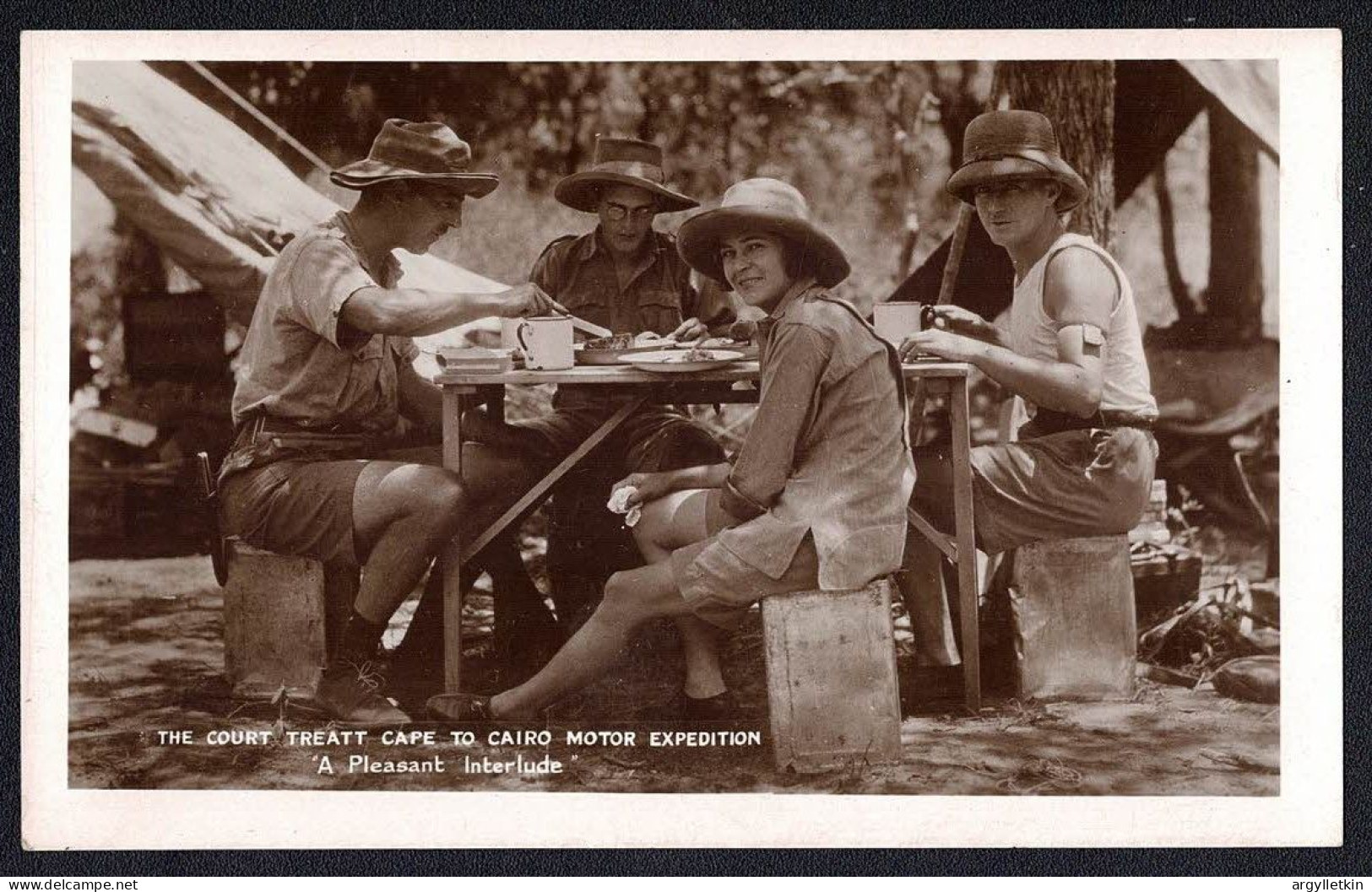 AFRICA MOTOR VEHICLE COURT-TREAT CAPE TO CAIRO EXPEDITION 1924-26 - Verzamelingen & Kavels