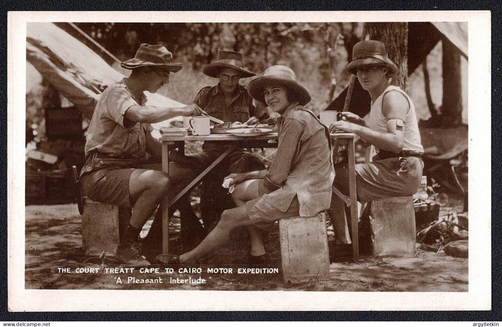 AFRICA MOTOR VEHICLE COURT-TREAT CAPE TO CAIRO EXPEDITION 1924-26 - Collections & Lots