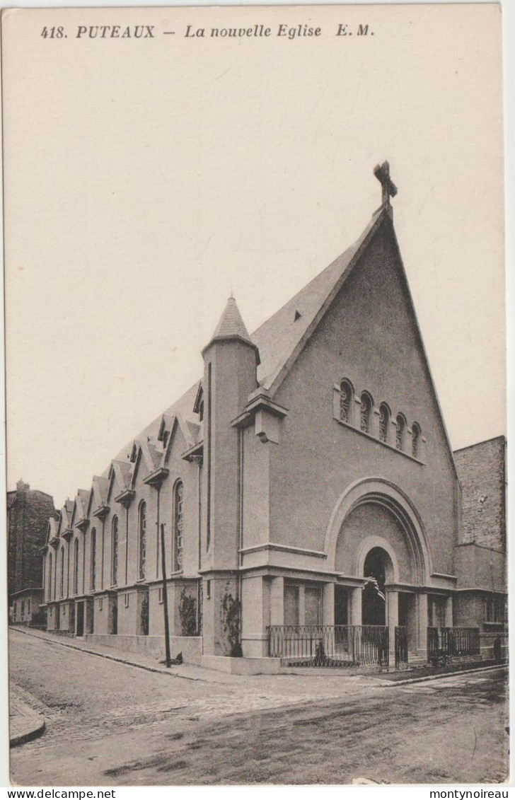 Hauts De Seine :  PUTEAUX  :  église - Puteaux