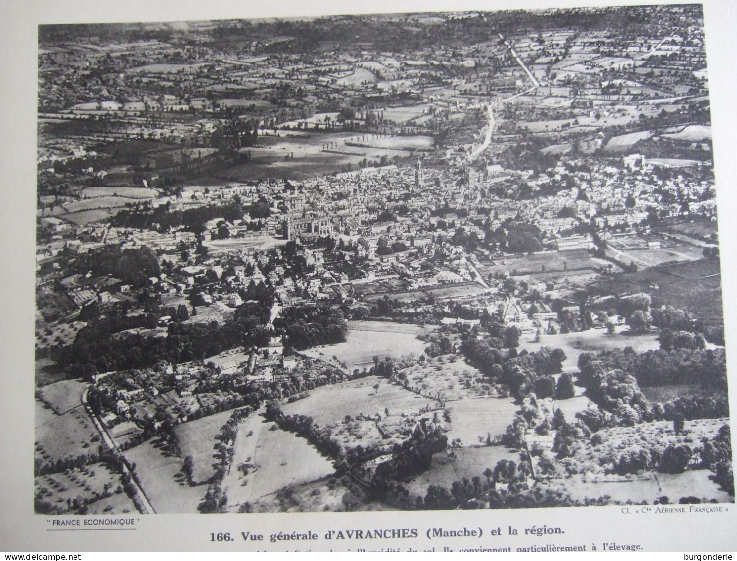 VUE GENERALE D'AVRANCHES (MANCHE) ET LA REGION - Aardrijkskunde