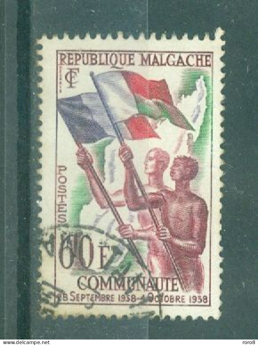 MADAGASCAR - N°340 Oblitéré. Communauté Française. - Madagascar (1960-...)