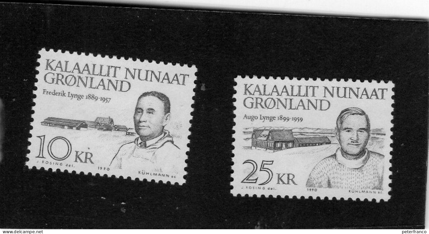 1990 Groenlandia -  Aug Telef E Nis Lynge - Unused Stamps