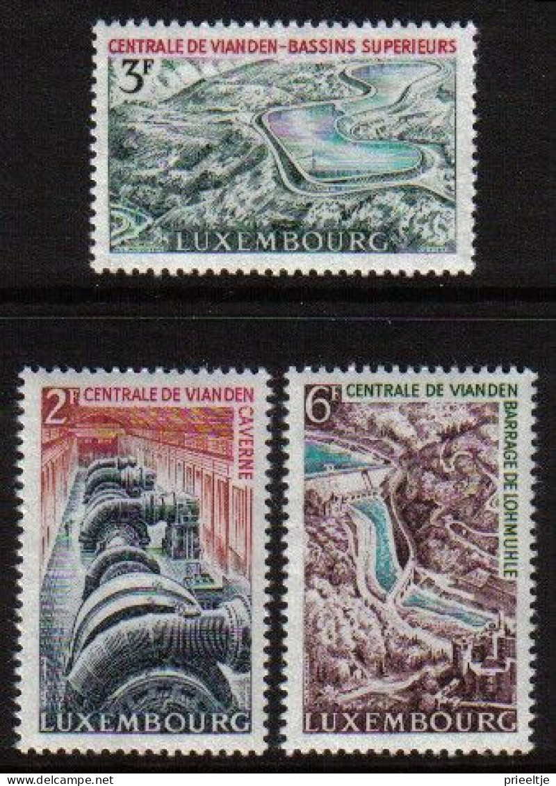 Luxemburg 1964 Centrale De Vianden Y.T. 644/646 ** - Unused Stamps