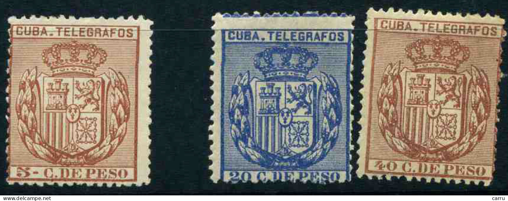 Cuba Telégrafos (1894) - Kuba (1874-1898)