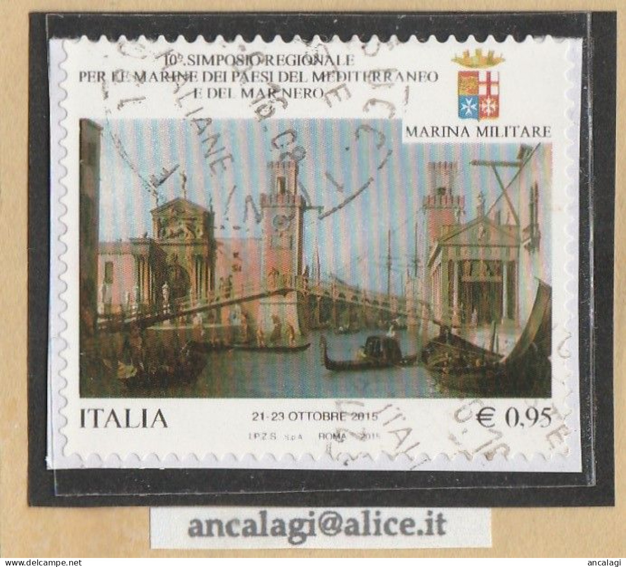 USATI ITALIA 2015 - Ref.1287 "MARINA MILITARE" 1 Val. - - 2011-20: Used