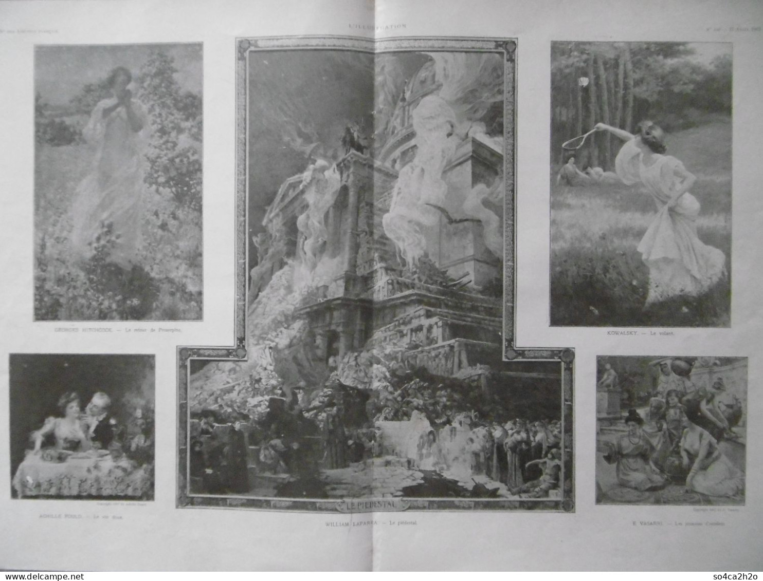 L'ILLUSTRATION N°3348 27/04/1907 8ème Salon Des Artistes Français - L'Illustration