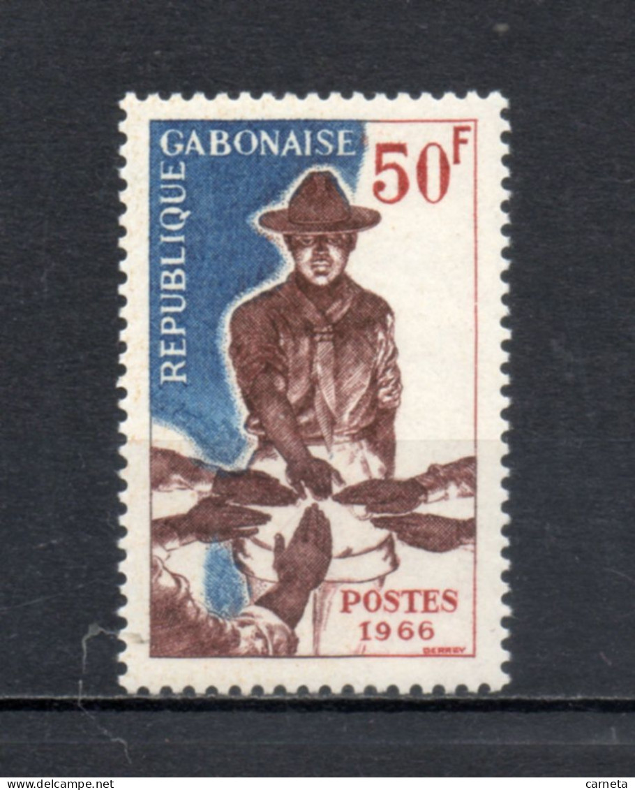 GABON  N° 200   NEUF SANS CHARNIERE COTE  2.00€   SCOUTISME - Gabon