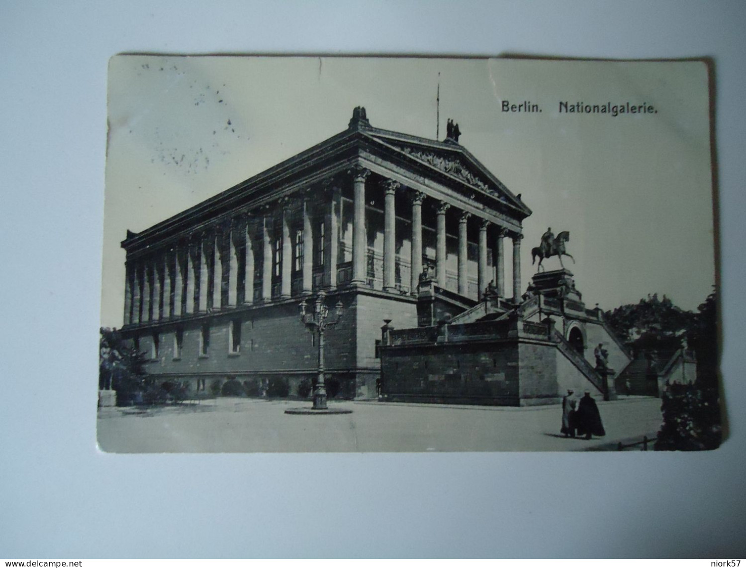 GERMANY  POSTCARDS   1914 BERLIN NATIONALGALERIE POSTMARK STRANDAU    MORE PURHASES 10% DISCOUNT - Otros & Sin Clasificación