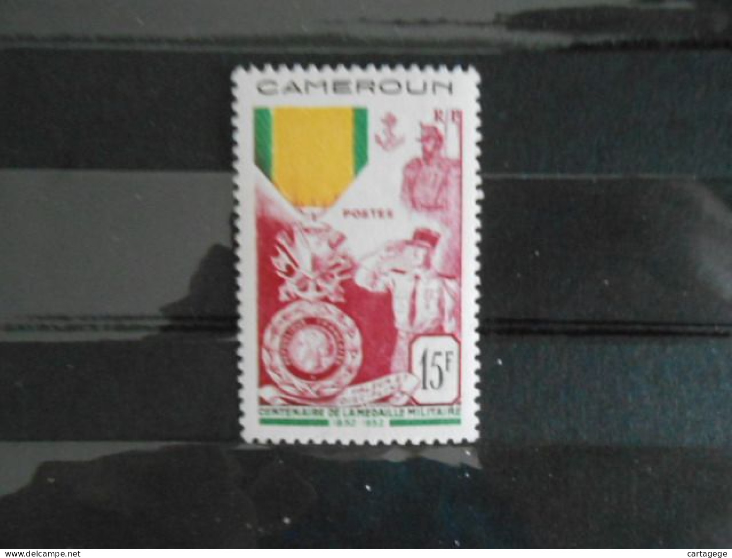 CAMEROUN YT 296 CENTENAIRE DE LA MEDAILLE MILITAIRE** - Unused Stamps