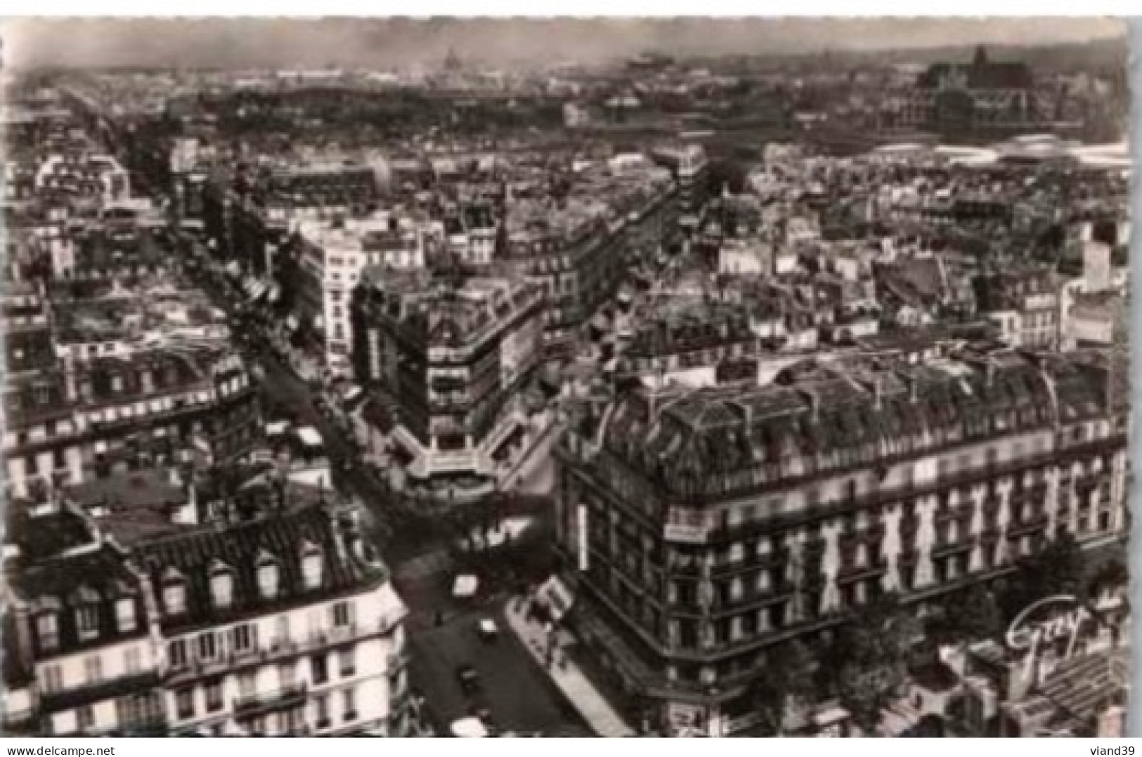 PARIS. -  Panorama De Paris Carrefour Rivoli Halles Sébastopol.      Non Circulée - Multi-vues, Vues Panoramiques