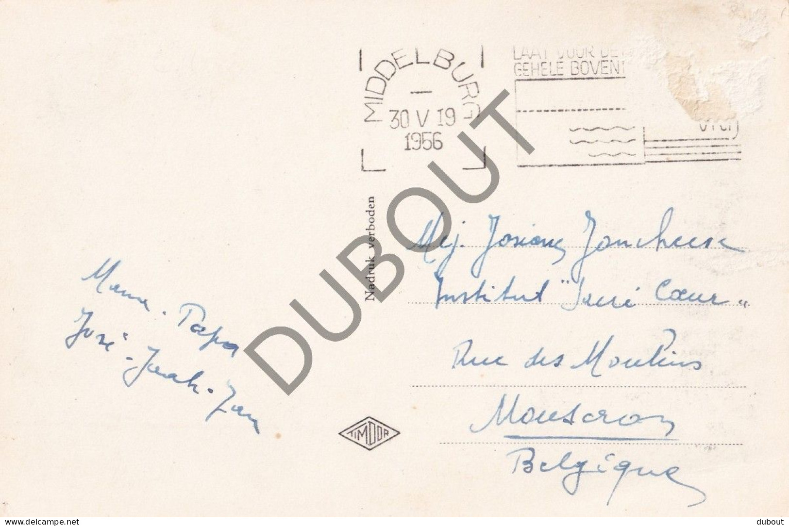 Postkaart - Carte Postale - Walcheren  (C5898) - Middelburg