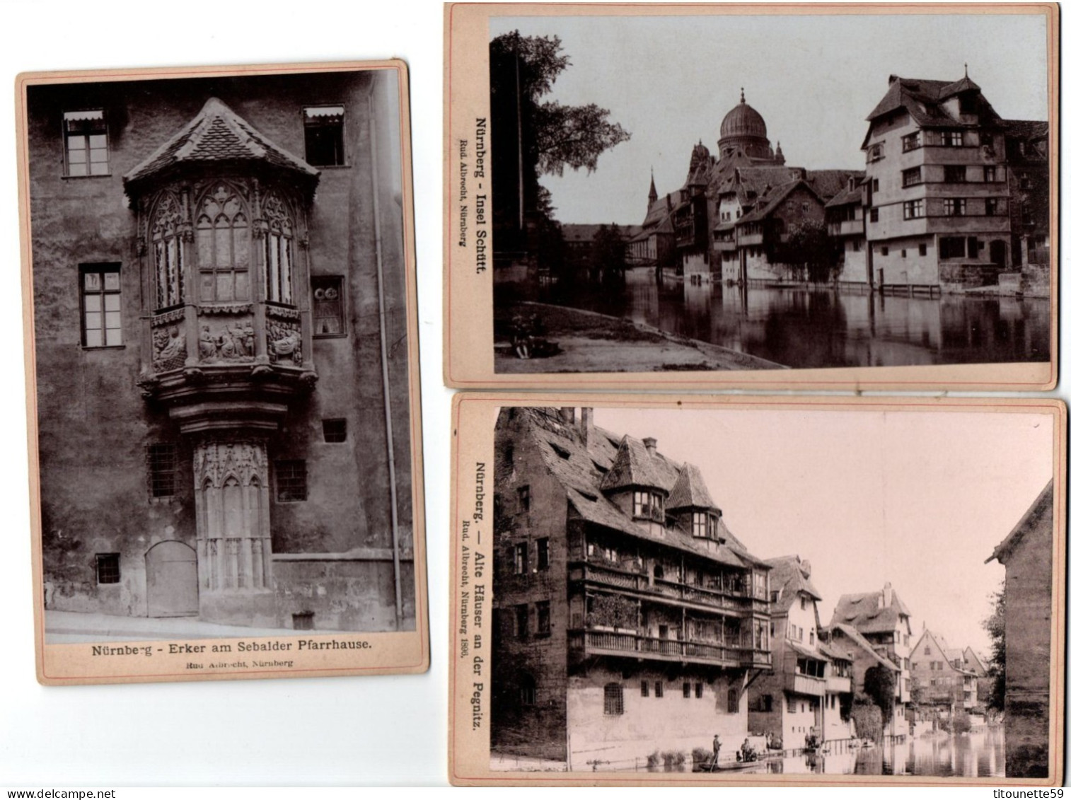 NÜRNBERG (ALLEMAGNE) - 20 PHOTOS Sur CARTON - Dim. :  10,6 X 16,5 Cm- Bon ETAT- - Sonstige & Ohne Zuordnung