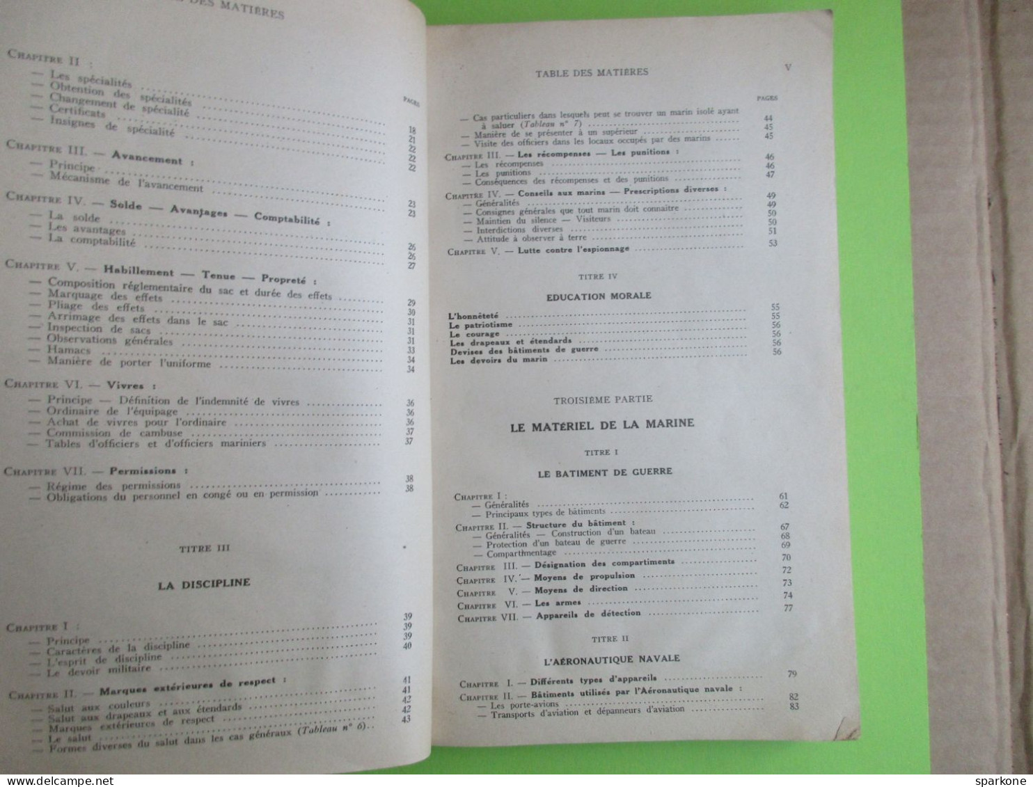 Manuel Des Recrues Des équipages De La Flotte - Marine Nationale - éditions De 1957 - Otros & Sin Clasificación