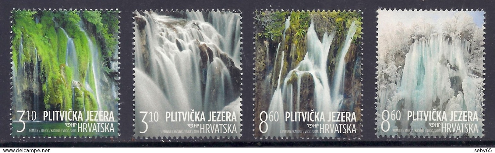 Croatia 2019 - Turizam, Tourism, Plitvicka Jezera, Waterfalls, Falls, Chutes Tourisme, Cascate - Compl. Set MNH - Kroatien