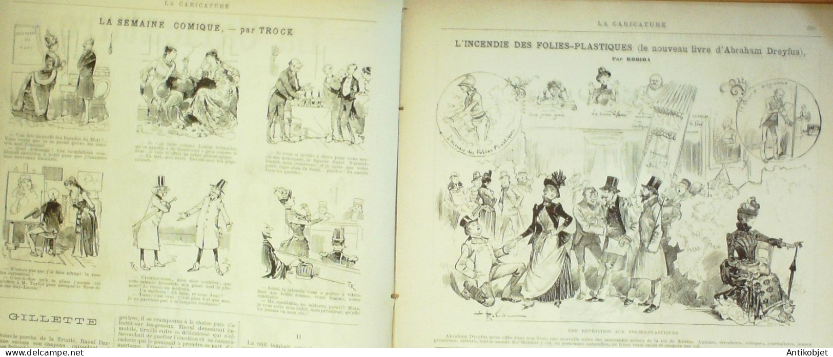 La Caricature 1886 N°362 Talon Rouge Caran D'Ache Duval Par Luque Conseil Judiciaire Job - Zeitschriften - Vor 1900