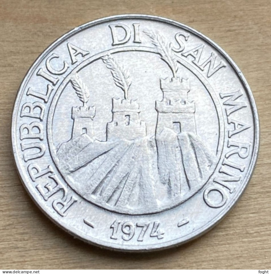 1974 San Marino F.A.O. Coin 10 Lire,KM#33,7366K - Saint-Marin