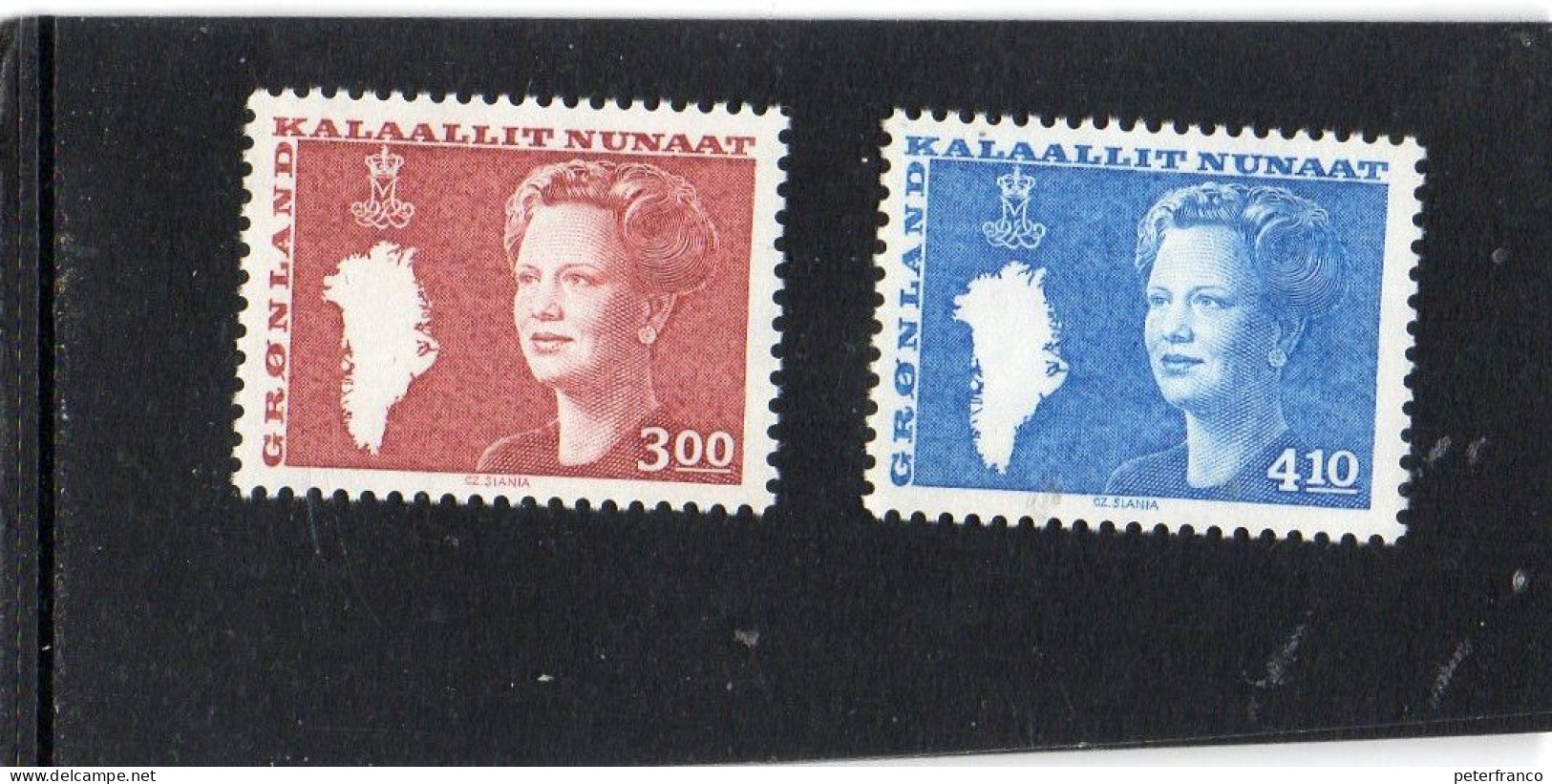 1988 Groenlandia -  Queen Margrethe II - Neufs