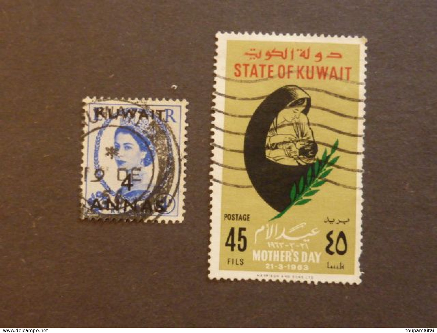 KOWEIT, Années 1952 Et 1963, YT N° 108A  Et 179 Oblitérés - Kuwait