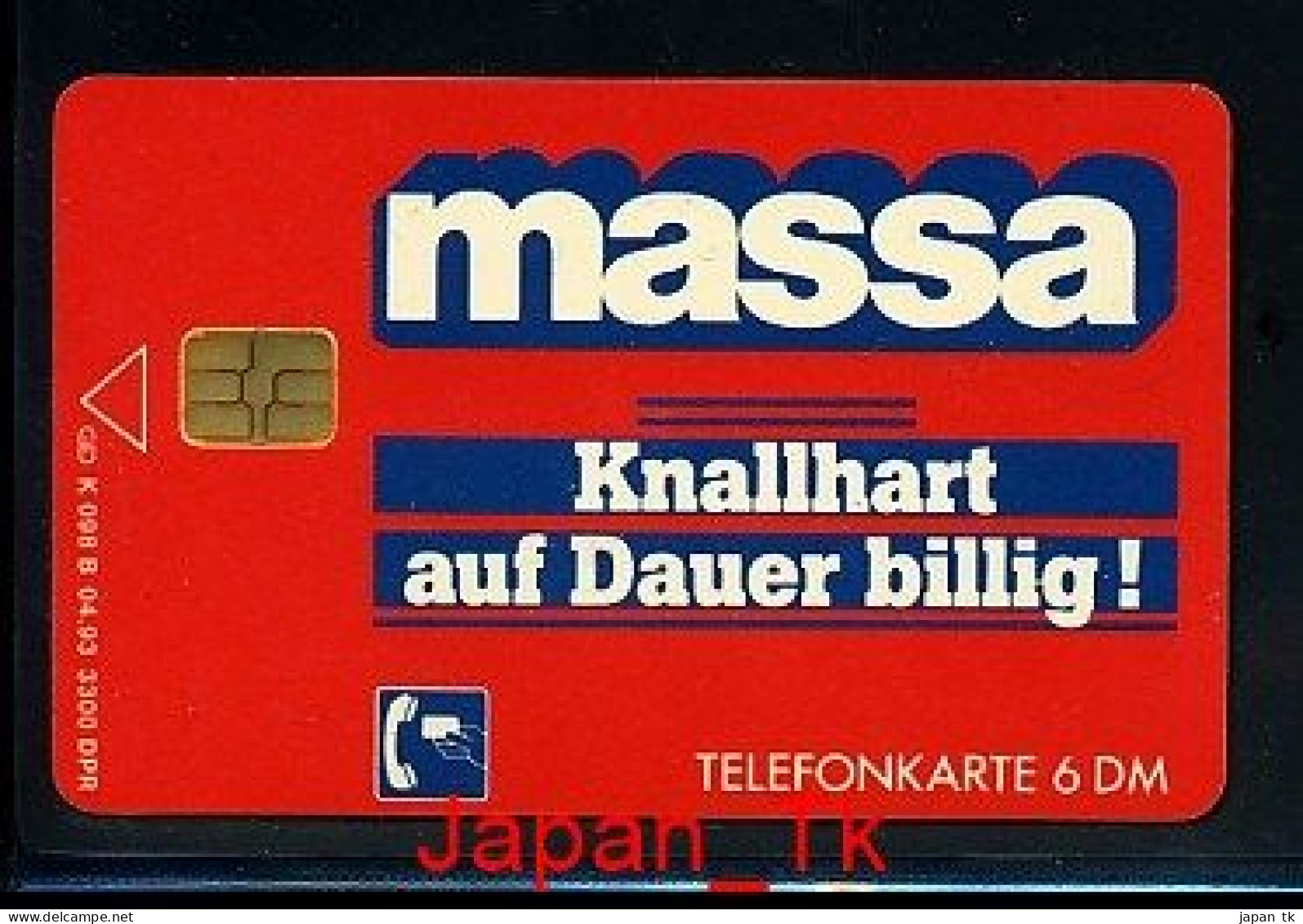 GERMANY K 098 B 93 Massa   - Aufl  3 300 - Siehe Scan - K-Series: Kundenserie