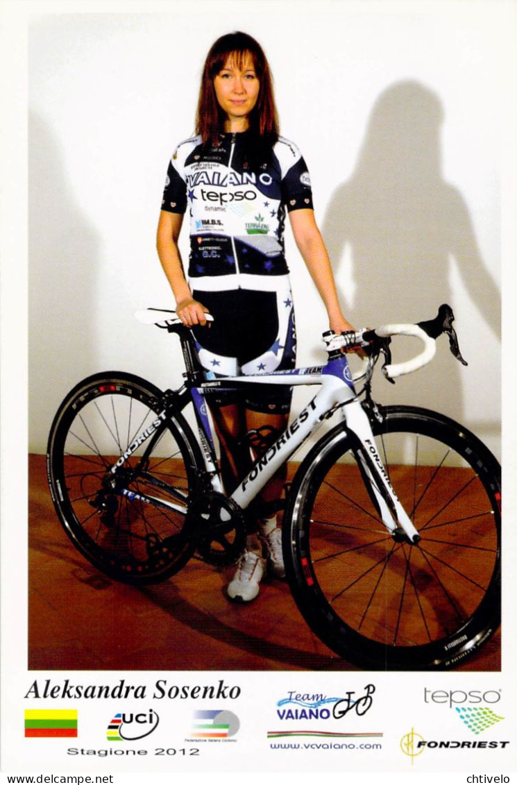 Cyclisme, Aleksandra Sosenko - Cyclisme