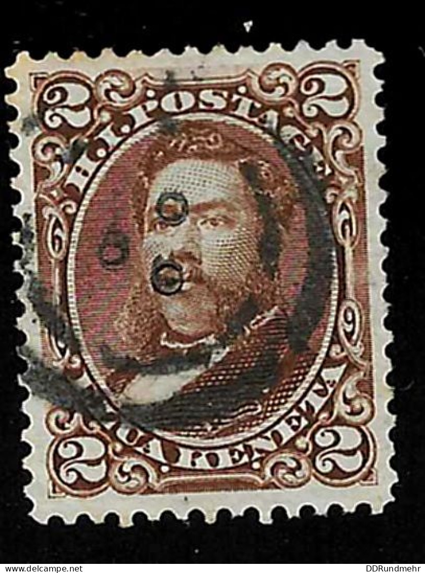 1875 Kalakaua   Michel US-HA 20 Stamp Number US-HA 35 Yvert Et Tellier US-HA 27 Used - Hawaï