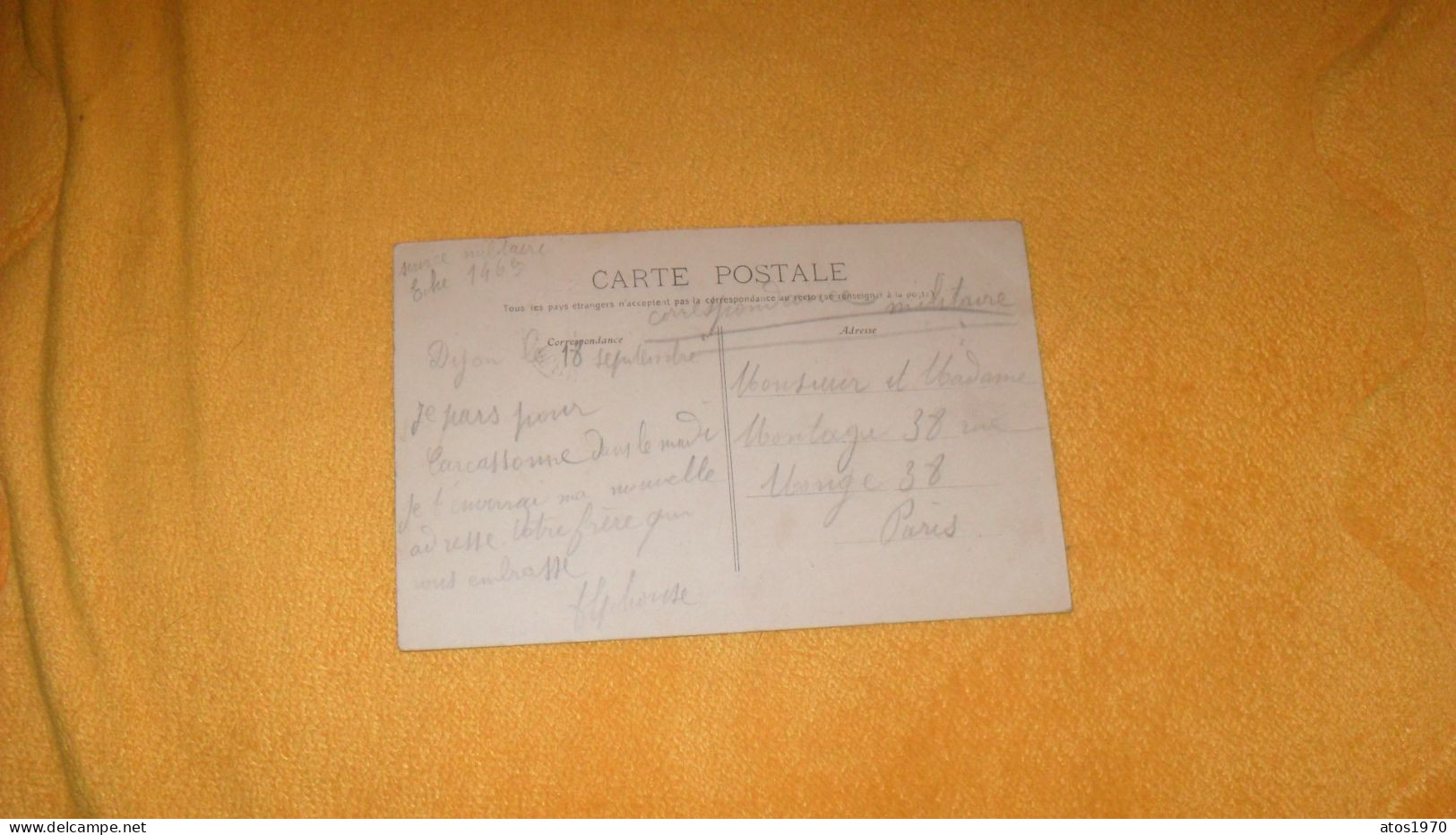 CARTE POSTALE ANCIENNE CIRCULEE DE 1914../ LE CANTONNEMENT DES ZOUAVES A ST JULIEN..CACHETS - Manovre