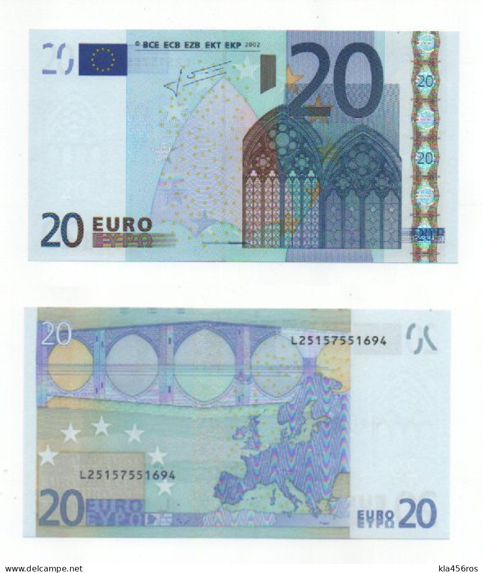 20 Euro  E003H3 2002 Trichet Finnland UNC - 20 Euro