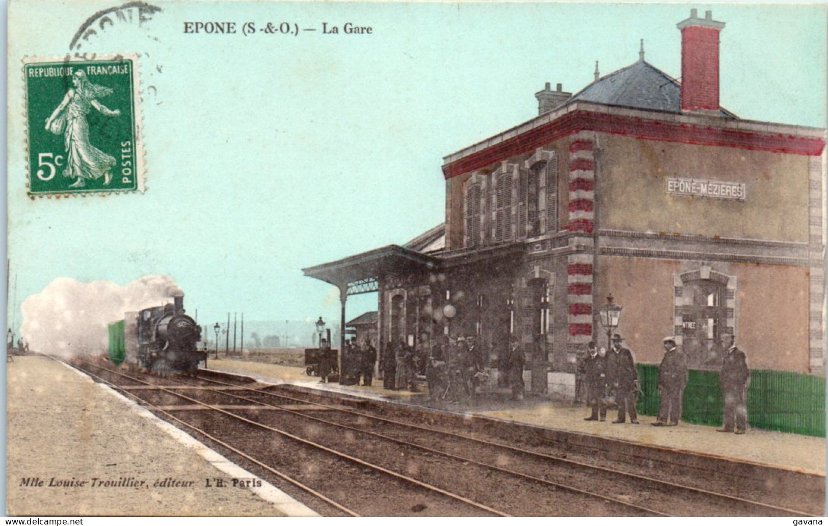 78 EPONE - La Gare - Epone