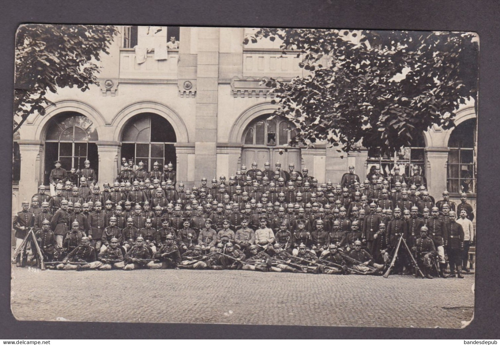 Carte Photo Guerre 14-18 Haguenau Hagenau Groupe Militaires 3. Komp. Infanterie Regiment 137 (52935 ) - Haguenau