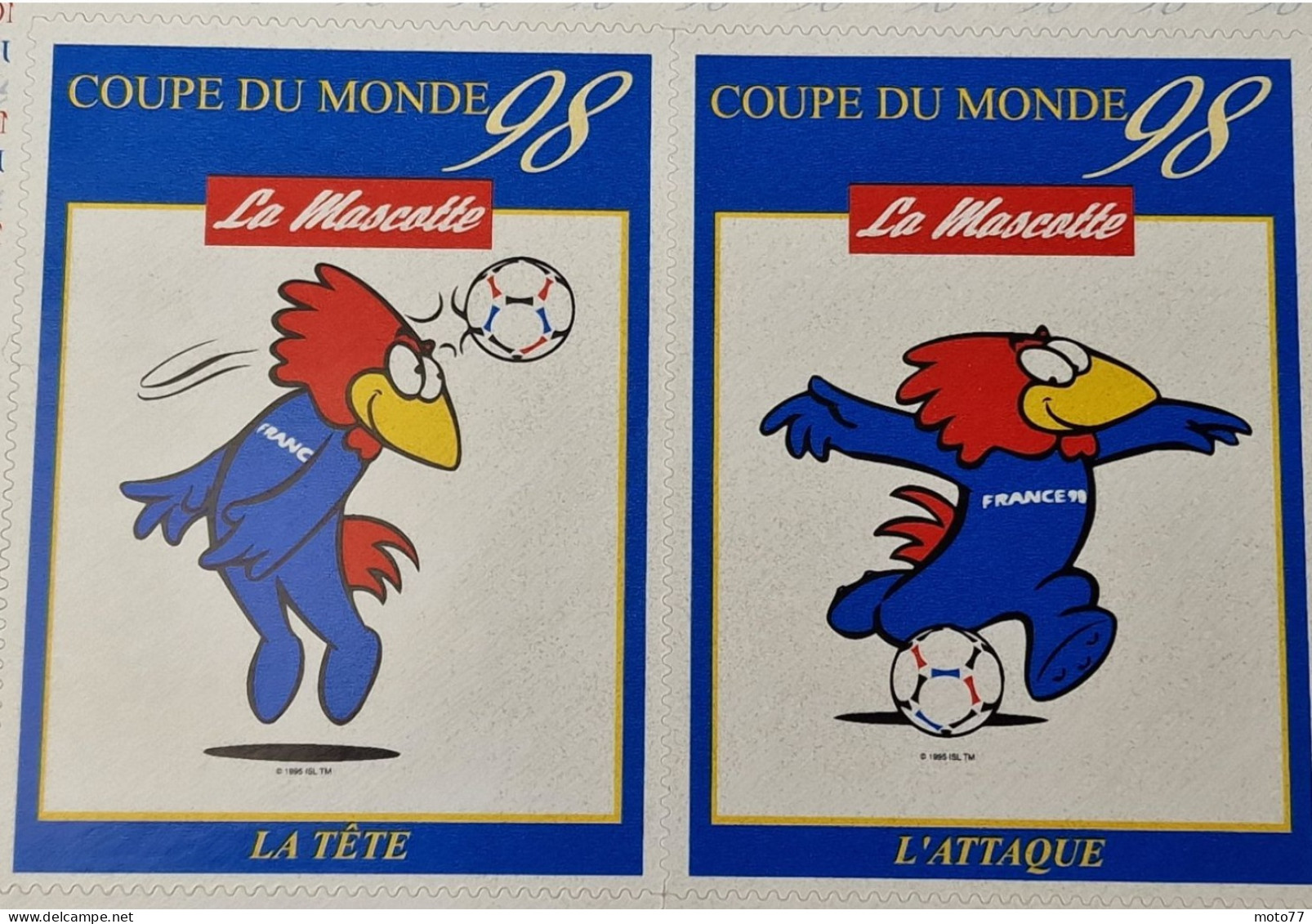 Feuillet TIMBRE France N° 3140 - Neuf - 1998 - Foot  Coupe Du Monde - Yvert & Tellier 2003 Coté Minimum 5 € - Nuovi