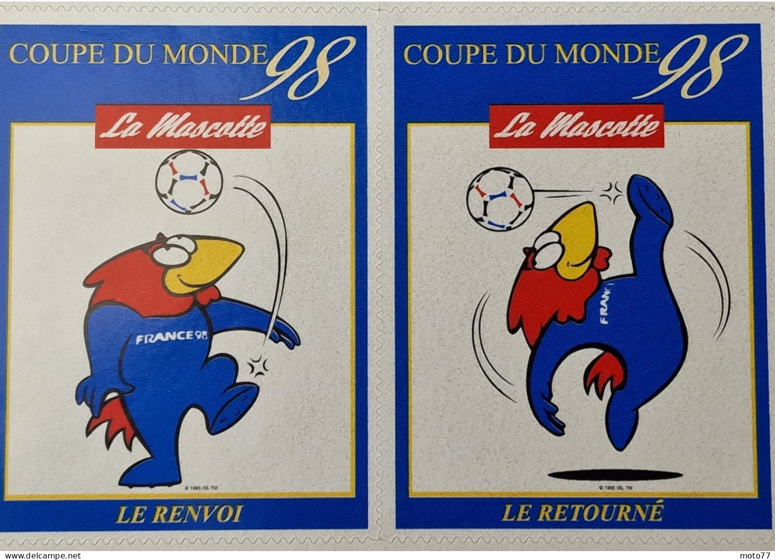 Feuillet TIMBRE France N° 3140 - Neuf - 1998 - Foot  Coupe Du Monde - Yvert & Tellier 2003 Coté Minimum 5 € - Mint/Hinged