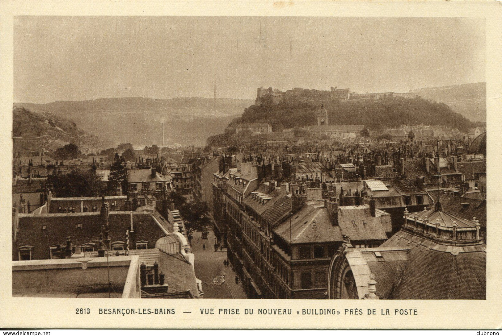 CPA - BESANCON - VUE PRISE DU NOUVEAU"BUILDING" PRES DE LA POSTE - Besancon