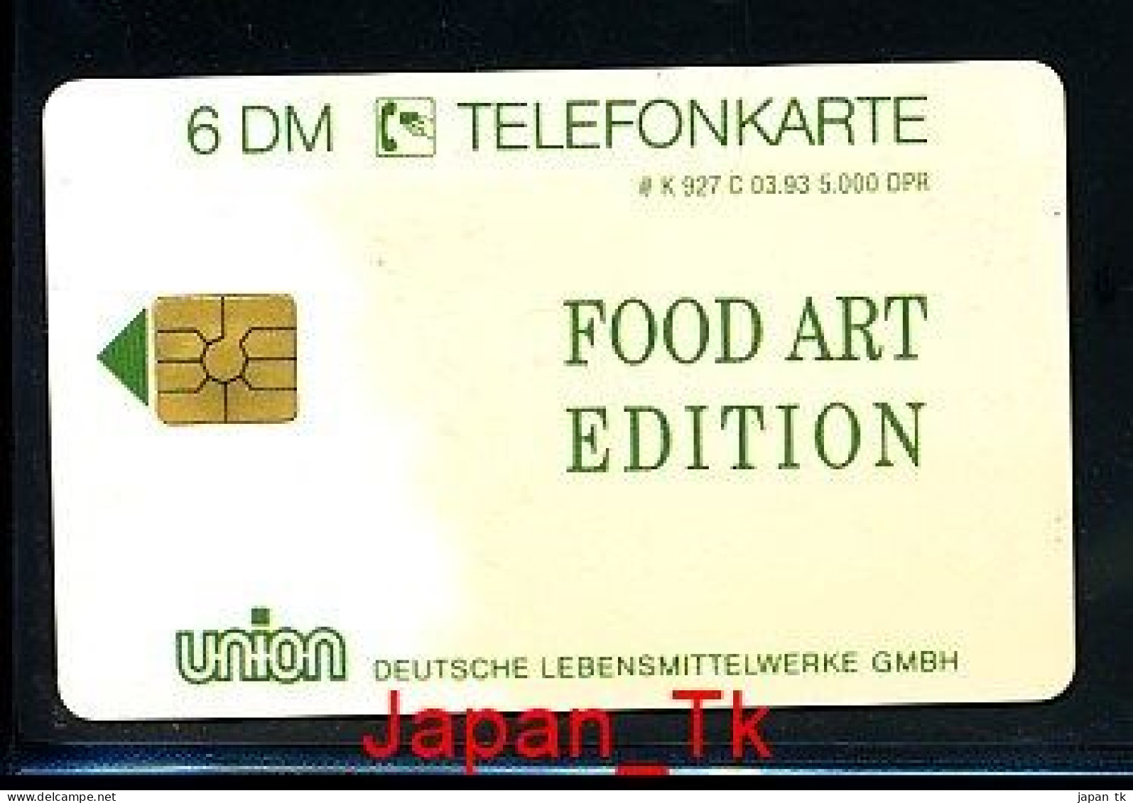 GERMANY K 927 C  93 Food Art Edition   - Aufl  5 000 - Siehe Scan - K-Series : Serie Clientes