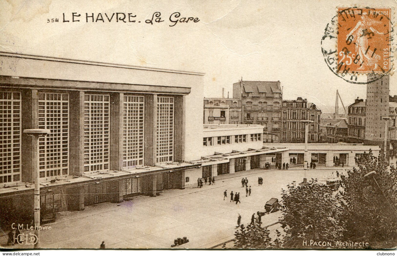 CPA - LE HAVRE - LA GARE - Station