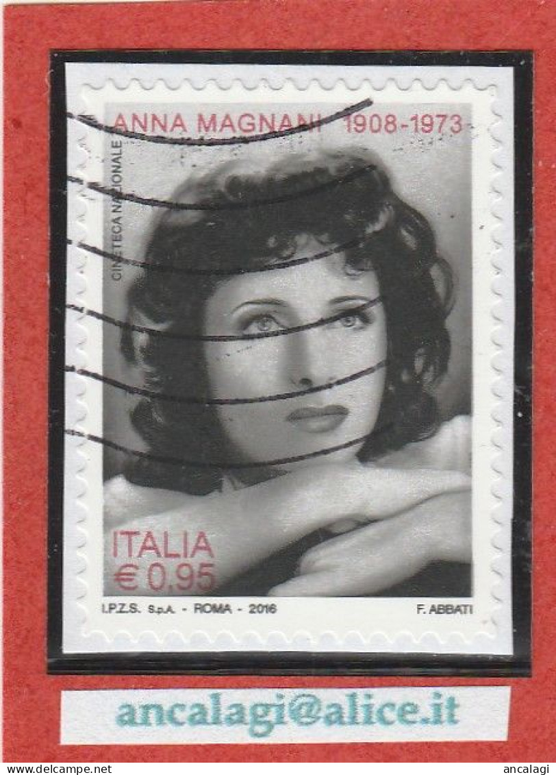 USATI ITALIA 2015 - Ref.1295 "ANNA MAGNANI" 1 Val. - - 2011-20: Oblitérés